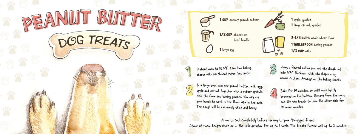 Peanut Butter Dog Treats by Isabelle LF
