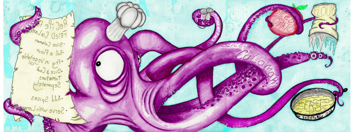Fried Calamari by Andrew Cross