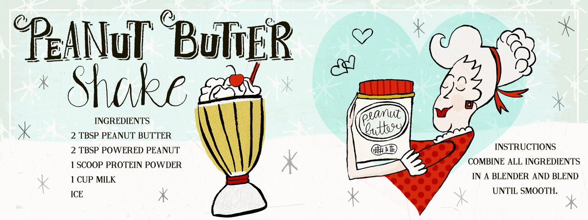 Retro Peanut Butter Shake by Bridgett Stahlman