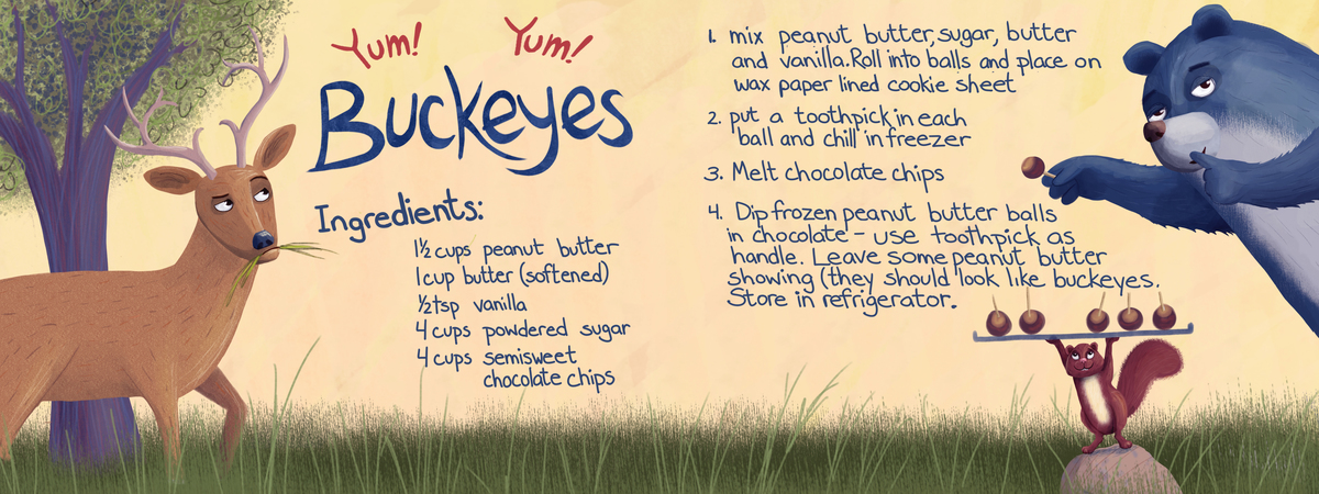 Yum! Yum! Buckeyes by Katie Dean Mazeika Katie mazeika tdac buckeyes