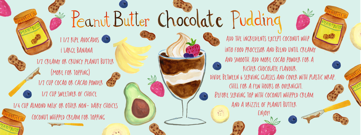 Peanut Butter Chocolate Pudding by Farida Zaman
