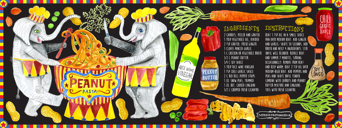 Peanut Pasta by Mitzie Testani