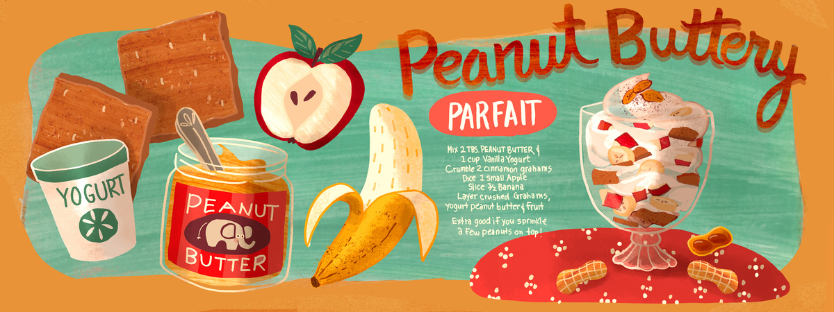 Peanut Buttery Parfait by Jean Ruth Peanut buttery parfait