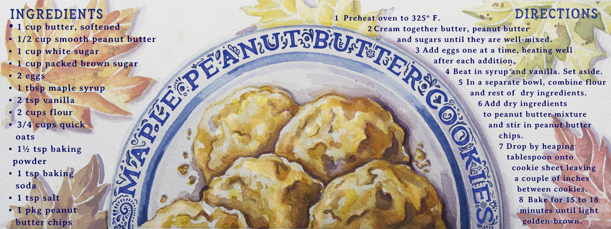 Maple Peanut Butter Cookies by Brieanne Trevorrow