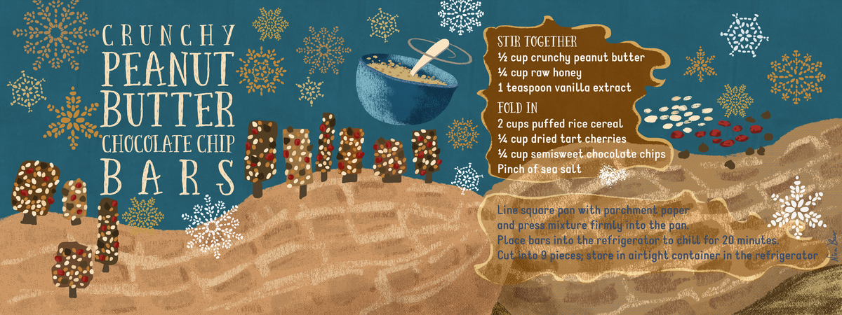 Crunchy Peanut Butter Chocolate Chip Bars by Nira Bar