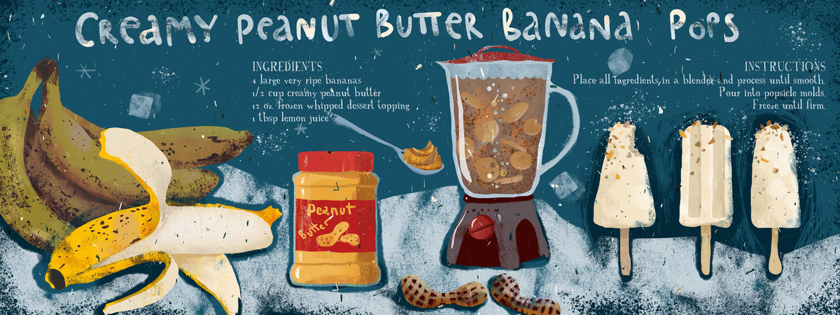 Creamy PB Banana Pops by Zatmeniee %d0%b1%d0%b0%d0%bd%d0%b0%d0%bd%d0%b0