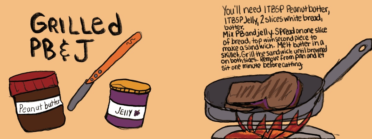 Grilled PB&J by Christine Benda