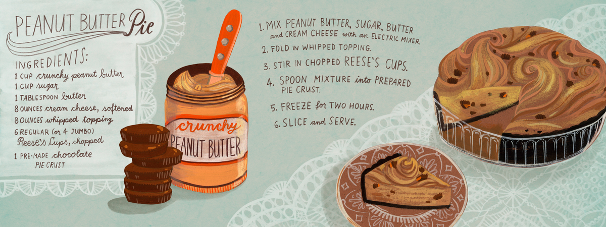 Peanut Butter Pie by Mirna K. Stubbs Pbrecipe mirna stubbs