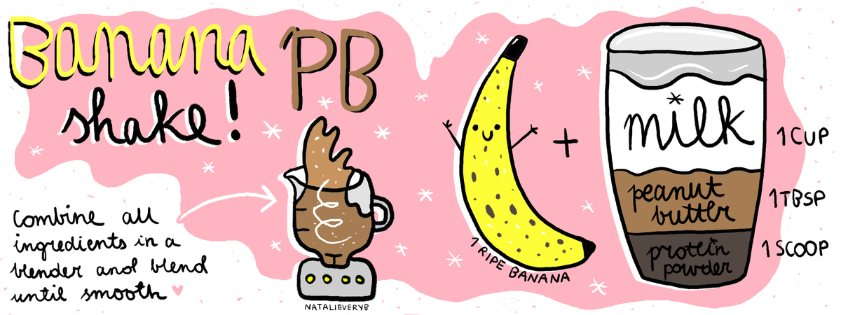 Banana Peanutbutter Smoothie by Natalie V. Bochenska Bpbs