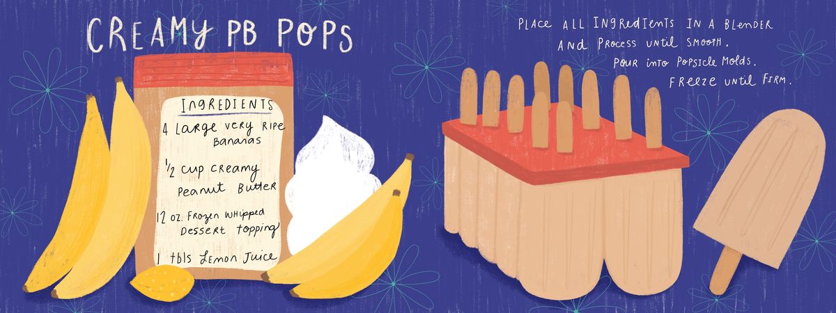 Creamy PB Pops by Sam Pernoski Sam pernoski pb pops