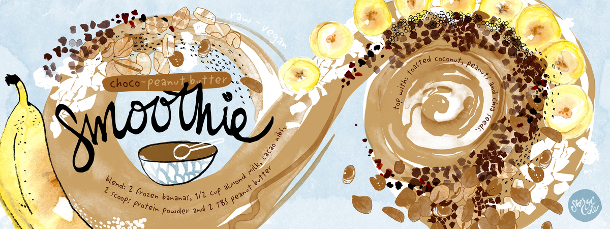 Choco-Peanut Butter Smoothie Bowl by Sheryl Cole Sherylcole chocopeanutbuttersmoothiebowl2 ffaw18 hr rgb