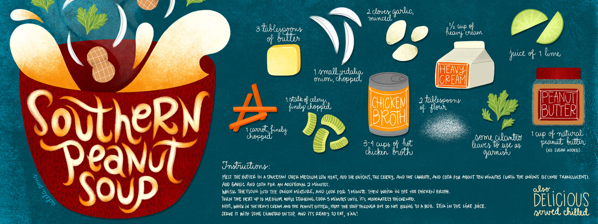 Southern Peanut Soup by Adela Pons
