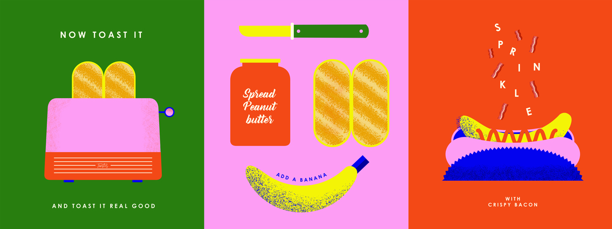 In the mood for peanut butter and banana by Lucie Lu