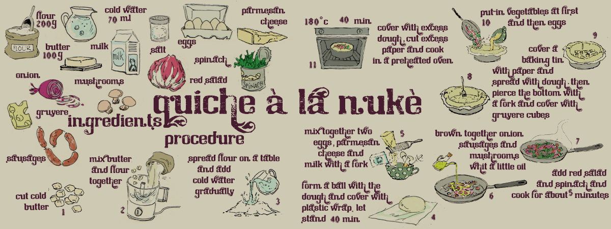 Quiche à la Nukè by Claudia Razzoli
