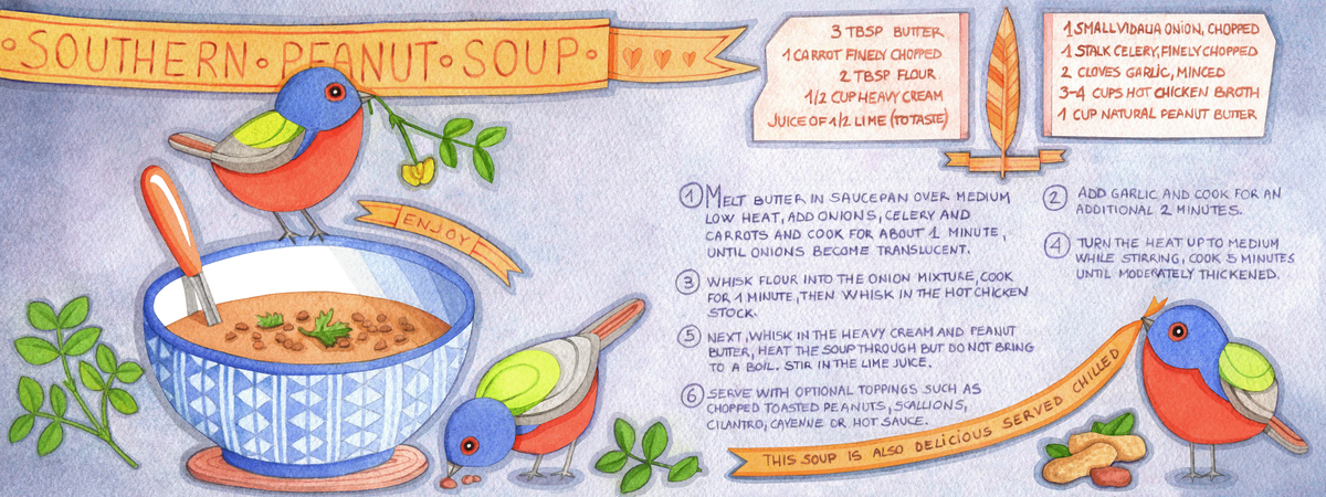 Southern Peanut Soup by Sara Tassan Mazzocco