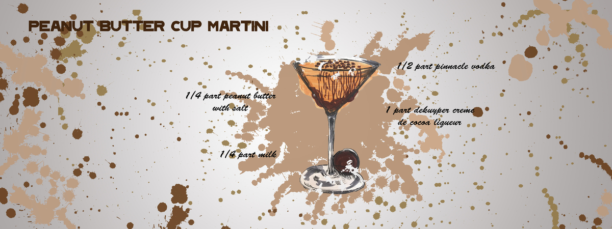 PEANUT BUTTER COCKTAIL MARTINI by Gabriela Montesinos Perez