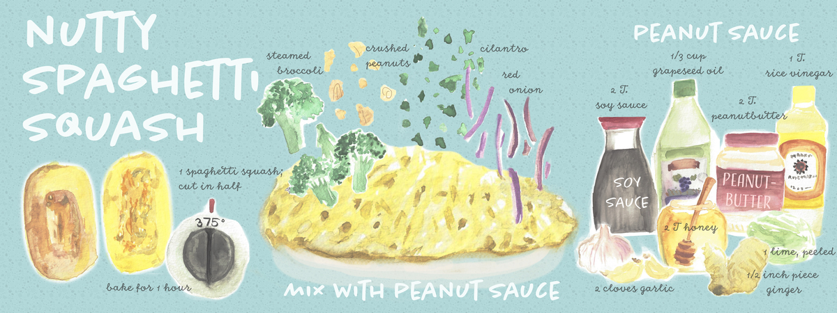 Nutty Spaghetti Squash by Nichole Jones Nutty spaghetti squash