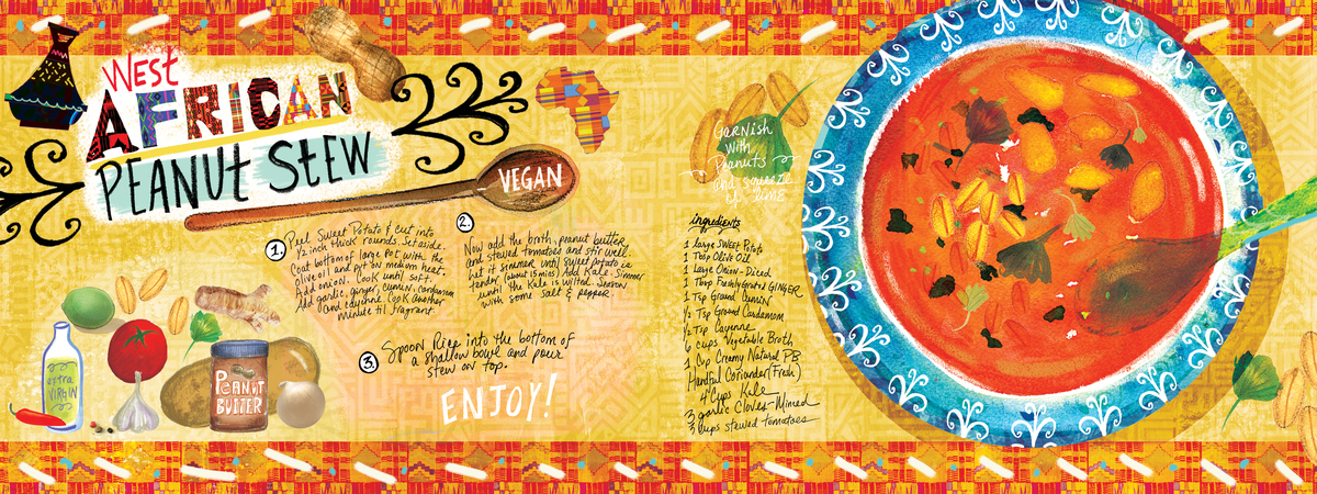West African Peanut Stew (Vegan) by Kristine Lombardi