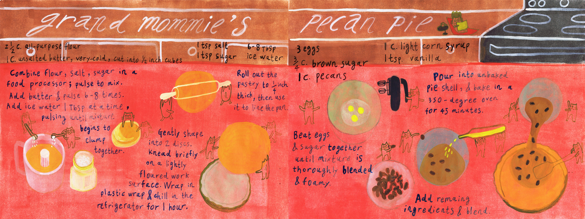 Grand Mommie's Pecan Pie by Elly Chen