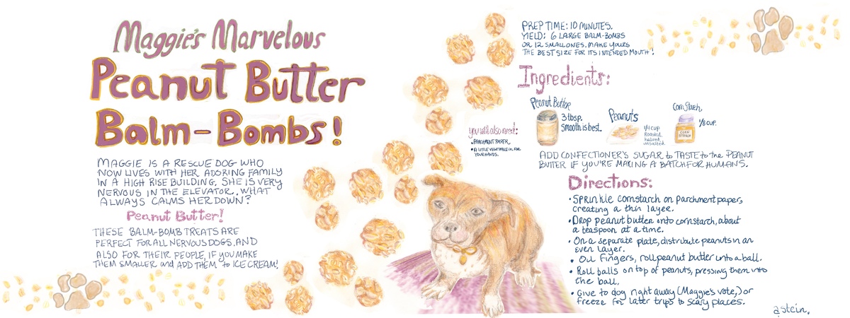 Maggie's Marvelous Peanut Butter Balm-Bombs by Alison J. Stein