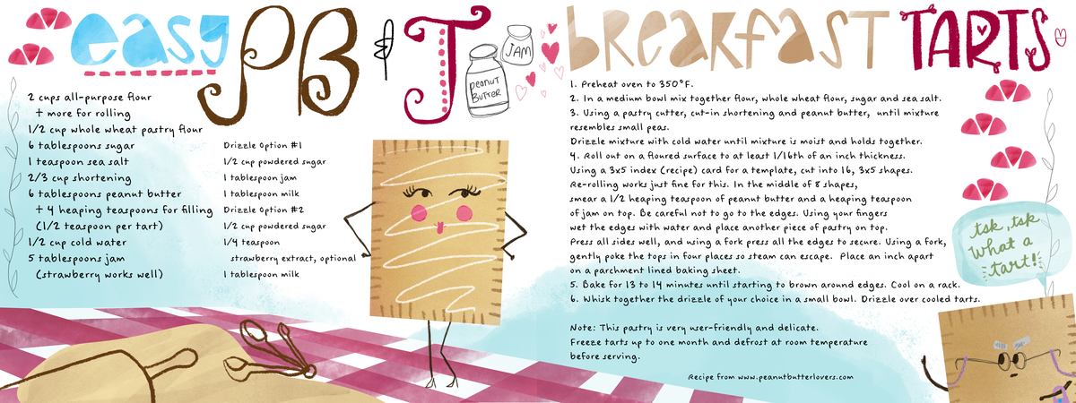 Easy PB&J Breakfast Tarts by Heather Kadani