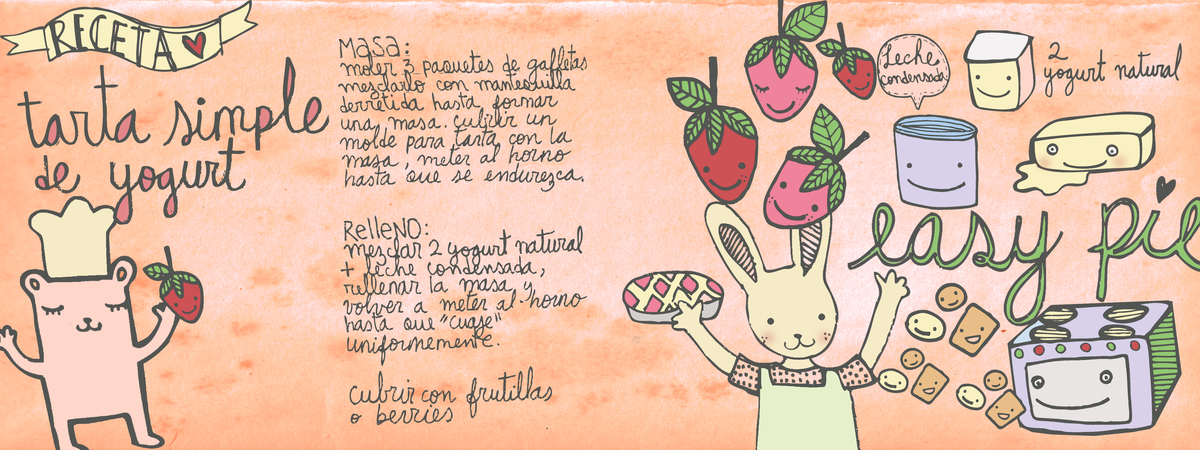 Tarta Simple de Yogurt by Gloria Melo