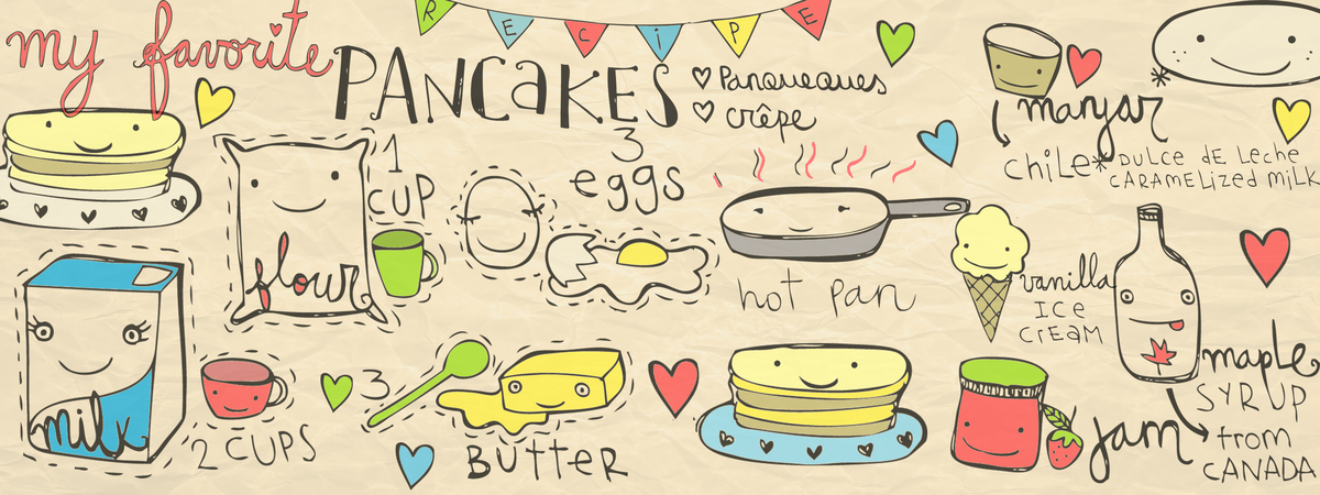 Pancakes at 7:00 by Gloria Melo