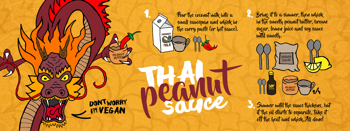 Thai Peanut Sauce (vegan) by Iaia Melo