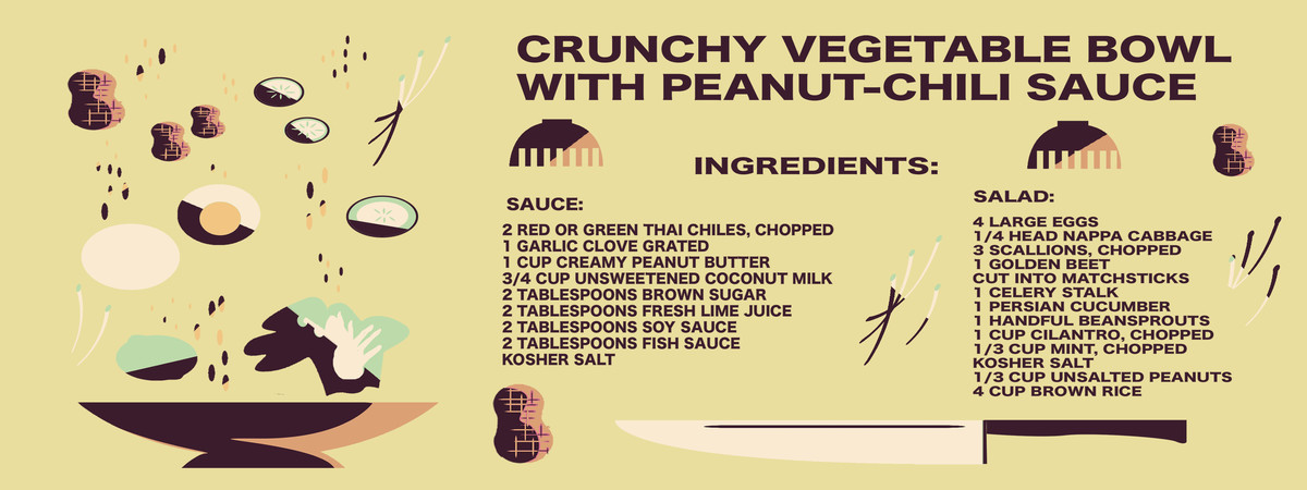 Pb veggie bowl by Nathan Tamaki Peanutsalad