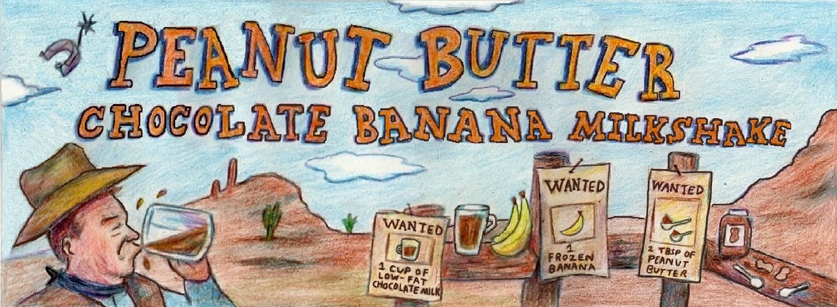Peanut Butter Chocolate Banana Milkshake by Robert Pho