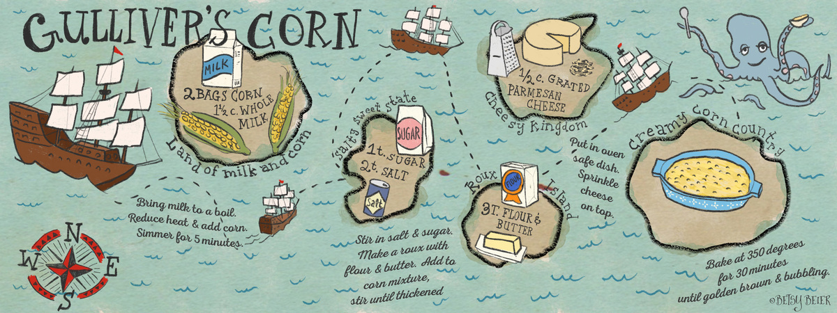 Gulliver's Corn by Betsy Beier Gullivers cornbybetsybeierwanderlustdesigner