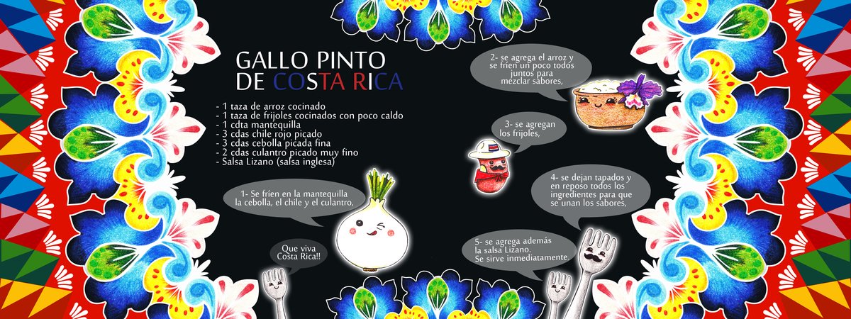 Gallo Pinto de Costa Rica by Gabriela Rodriguez