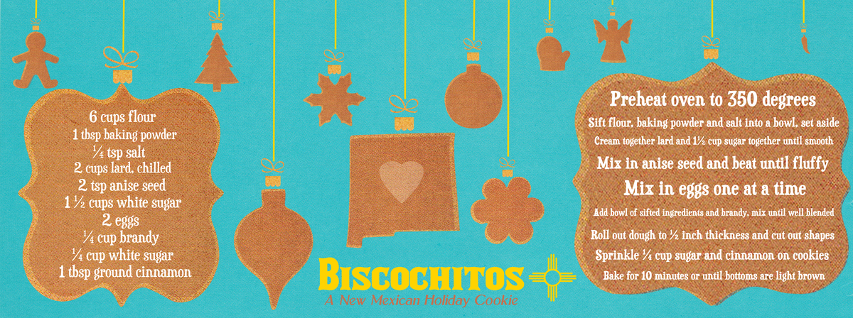 Biscochito, A New Mexican Holiday Cookie by James Orndorf
