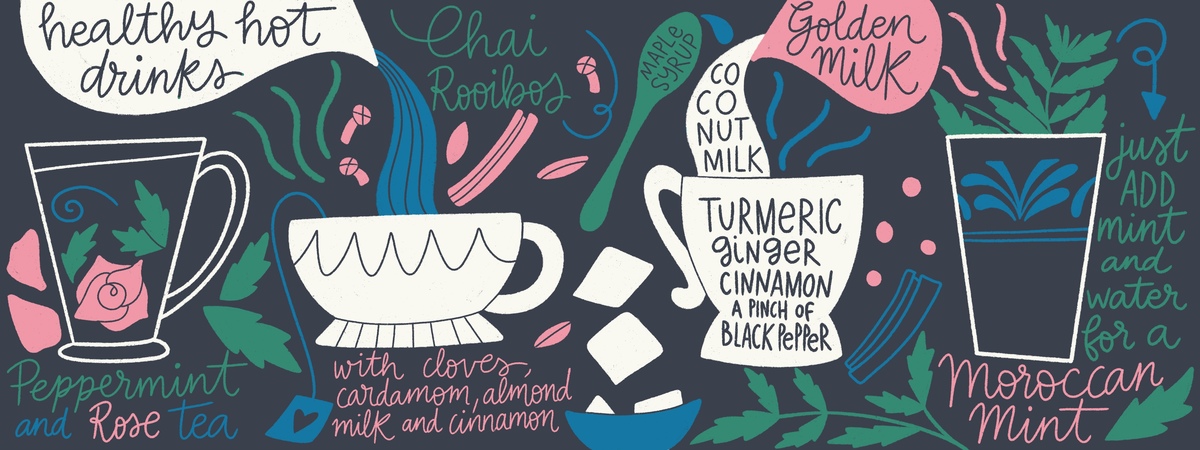 Healthy hot drinks by Natalia González