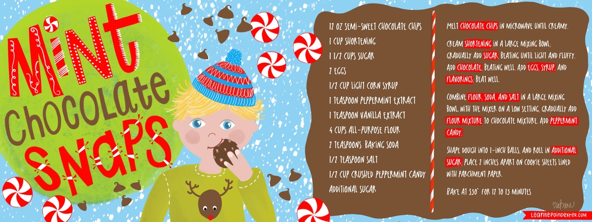 Mint Chocolate Snaps by LeAnne Poindexter