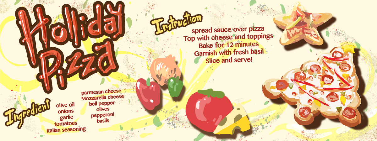 Holiday Pizza by Agnes Ngeow