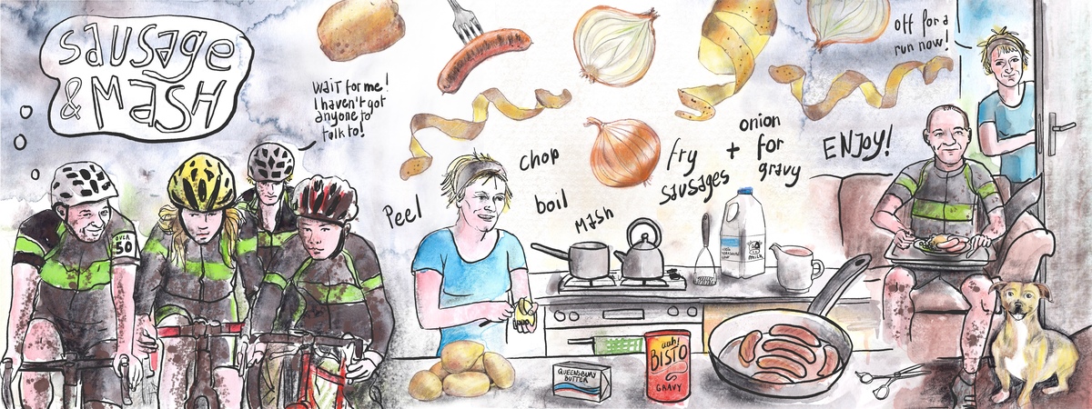 Sausage and Mash by Sophie Peanut