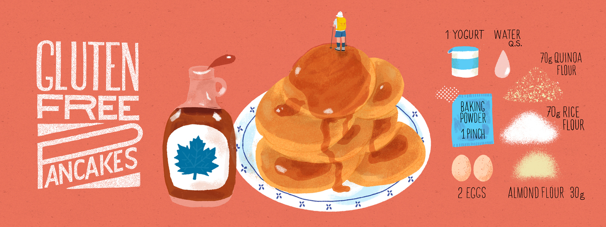 Gluten-free pancakes by Lucia Calfapietra Pancakes