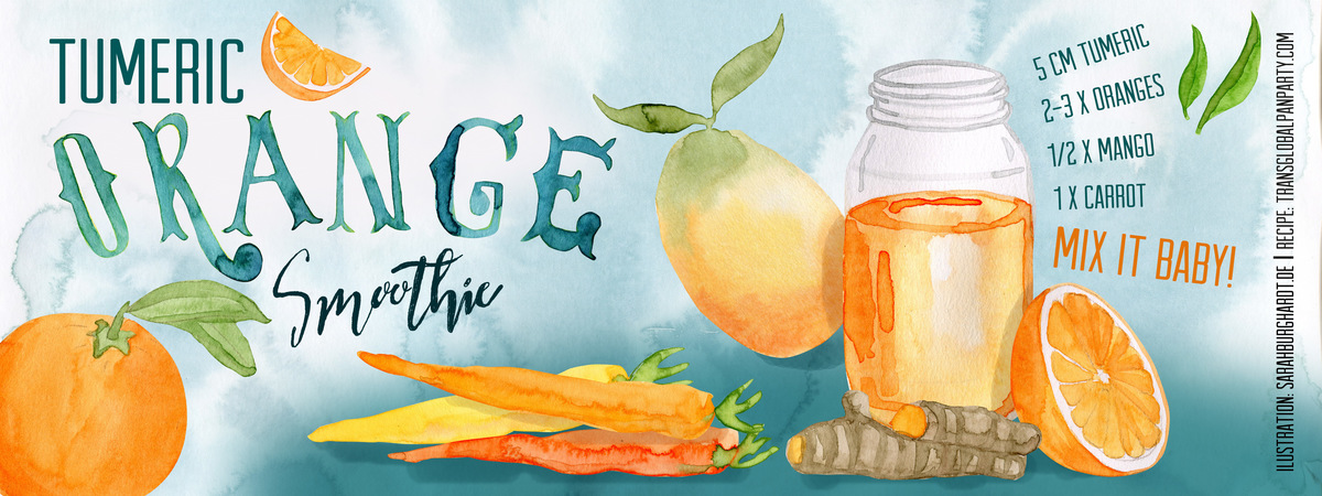 Fresh and healthy smoothie by Sarah Burghardt