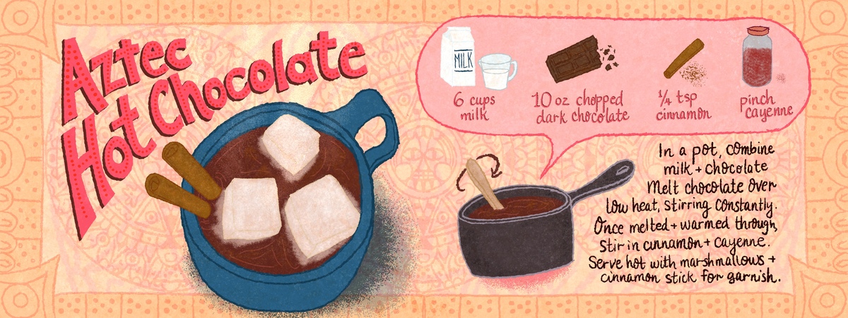 Aztec Hot Chocolate by Jennifer Hines