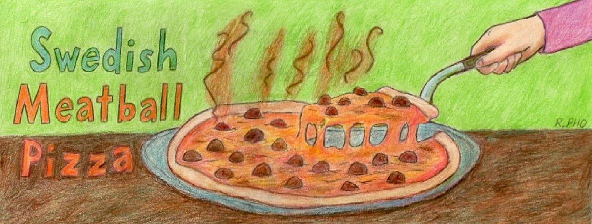 Swedish Meatball Pizza by Robert Pho