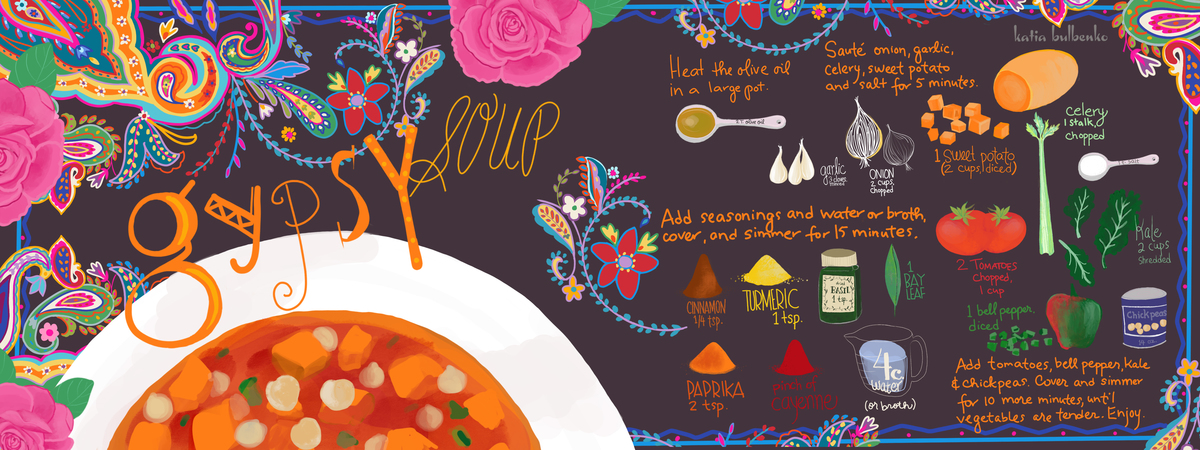 Gypsy Soup by Katia Bulbenko