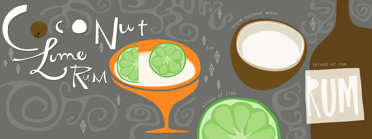 Coconut, Lime + Rum by Salli S. Swindell