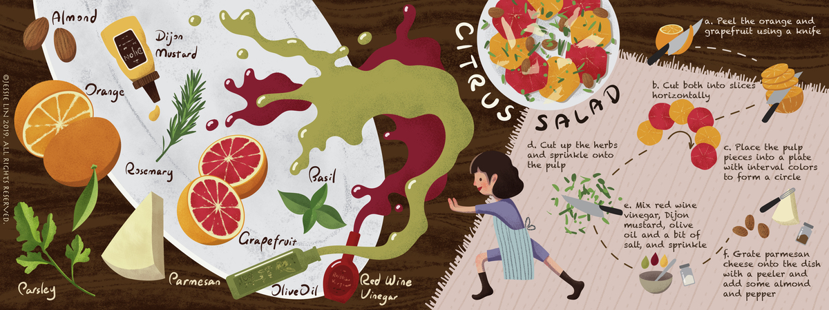 Citrus Salad by Jessie Lin