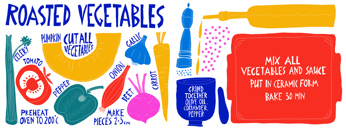 Roasted Vegetables by Lubov Chipurko
