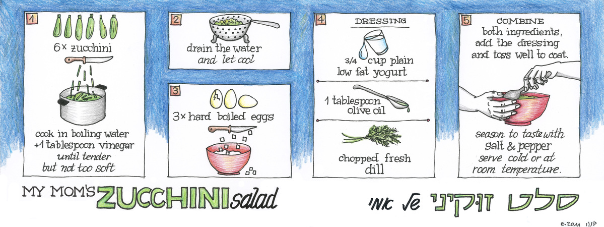 My Mom's Zucchini Salad by Dana Gal