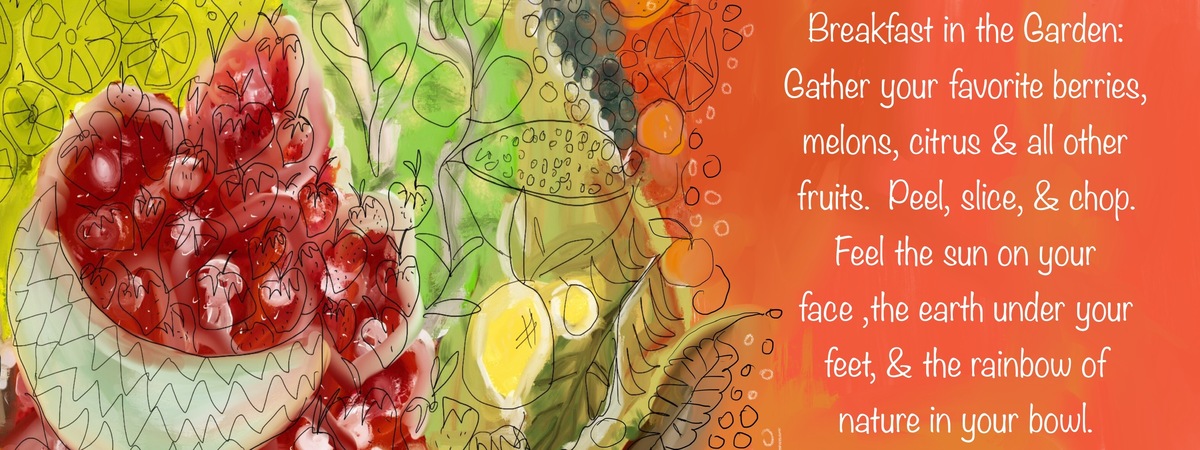 Breakfast in the Garden by Jane Pakis
