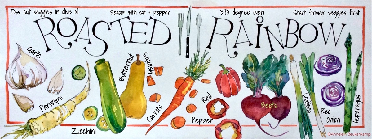 Roasted Rainbow by Annelein Beukenkamp