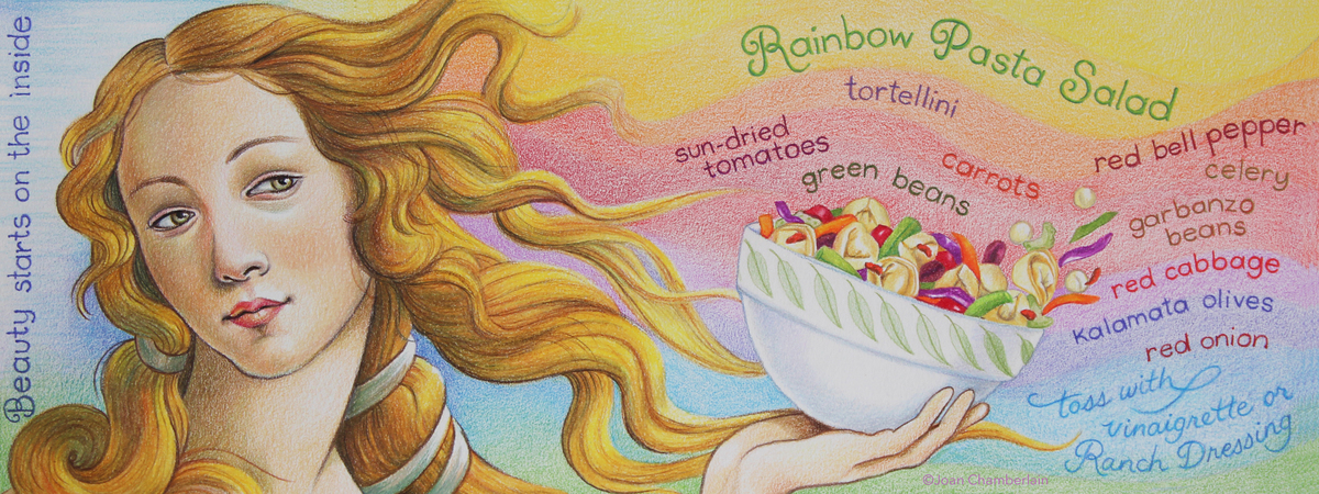 Eat the Rainbow by Joan Chamberlain Designs