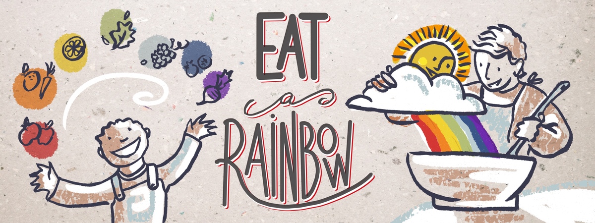 Eat a Rainbow by Leticia Plate